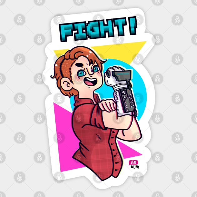 PowerGlove Sticker by LabRat